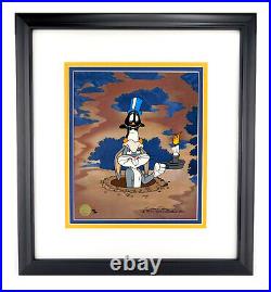 NIGHTCAP Bugs Bunny Penguin Cel Chuck Jones Signed Looney Tunes Art Limited Cell