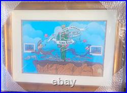 Neiman Marcus Chuck Jones Looney Tunes Signed Framed Print COA Ltd Ed