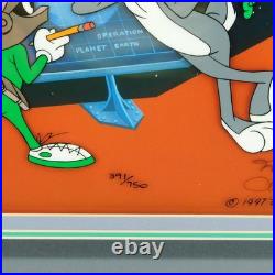 OPERATION EARTH Chuck Jones Cel Warner Bros. Bugs Bunny Looney Tunes Art Cell