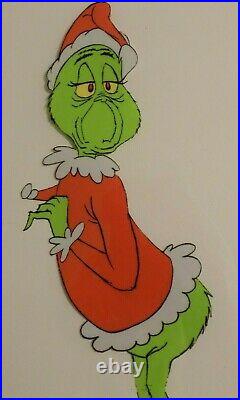 ORIGINAL 1966 Grinch Stole Christmas Production Animation Cel SIGNED CHUCK JONES