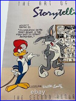 ORIGINAL HAND SIGNED Poster 1988 2nd Annual Walter Lantz Conference On Animation