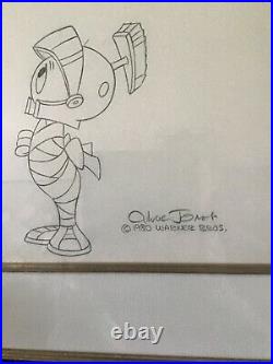 One of a kind Chuck jones signed Duck Dodgers in the Return the 24 1/2th century