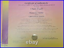 Operation Earth Bugs Bunny Marvin the Martian Signed Chuck Jones Maurice Noble