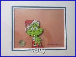 Orig. Signed Chuck Jones How the Grinch Stole Christmas Production Cel