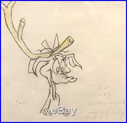 Orig. Signed Chuck Jones How the Grinch Stole Christmas Production Drawing Max