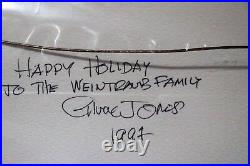 Original 1966 Prodution Cel From How The Grinch Stole Christmas Signed