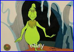 Original Animation Production Cel From How The Grinch Stole Christmas Signed