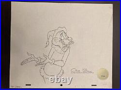Original Production Pencil Drawing From 1966 Dr. Seuss' Grinch Stole Christmas