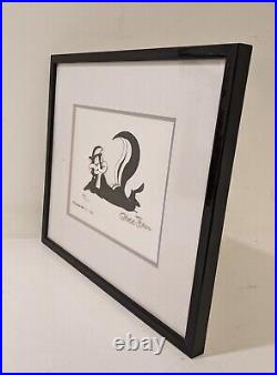 Original Signed Chuck Jones Warner Brother Animation Cell Of Pepe Le Pew 6/50
