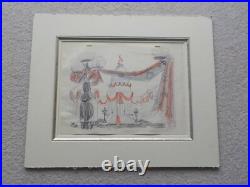 Original Warner BOYHOOD Daze Sketch Drawing Cel Cell Signed Chuck Jones/Noble