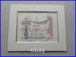 Original Warner BOYHOOD Daze Sketch Drawing Cel Cell Signed Chuck Jones/Noble