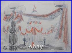 Original Warner BOYHOOD Daze Sketch Drawing Cel Cell Signed Chuck Jones/Noble