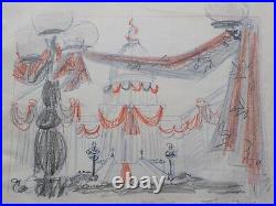 Original Warner BOYHOOD Daze Sketch Drawing Cel Cell Signed Chuck Jones/Noble