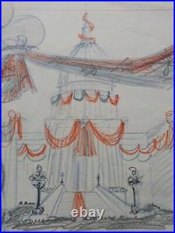 Original Warner BOYHOOD Daze Sketch Drawing Cel Cell Signed Chuck Jones/Noble