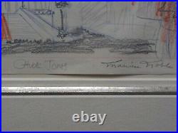 Original Warner BOYHOOD Daze Sketch Drawing Cel Cell Signed Chuck Jones/Noble
