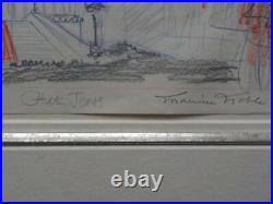 Original Warner BOYHOOD Daze Sketch Drawing Cel Cell Signed Chuck Jones/Noble