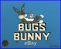 Original Warner Brothers Limited Edition Cel Bugs Bunny signed Chuck Jones