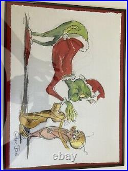 Original framed Grinch Change Of HeartLimited Edition Print Signed Chuck Jones