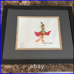 Original production cel of Daffy Duck as Duck Dodgers, Signed by Chuck Jones