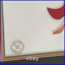 Original production cel of Daffy Duck as Duck Dodgers, Signed by Chuck Jones
