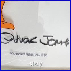 Original production cel of Daffy Duck as Duck Dodgers, Signed by Chuck Jones