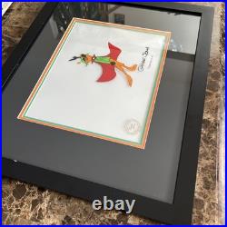 Original production cel of Daffy Duck as Duck Dodgers, Signed by Chuck Jones