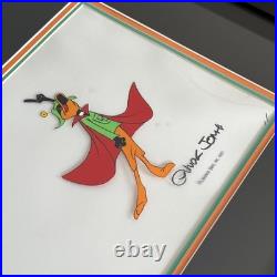 Original production cel of Daffy Duck as Duck Dodgers, Signed by Chuck Jones