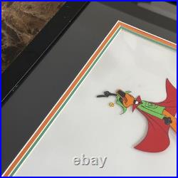 Original production cel of Daffy Duck as Duck Dodgers, Signed by Chuck Jones