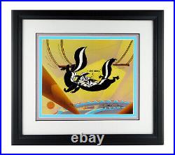 PEPE le PEW Chuck Jones Cel Signed Limited Edition Kitty Catch Looney Tunes