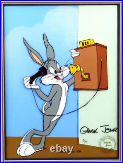 PHONEY BUNNY Chuck Jones Cel 1984 Signed Limited Edition Bugs Cell Art
