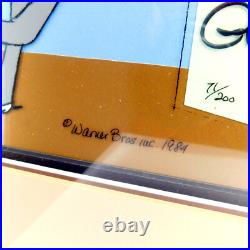 PHONEY BUNNY Chuck Jones Cel 1984 Signed Limited Edition Bugs Cell Art