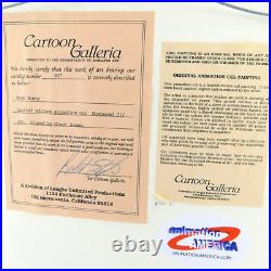 PHONEY BUNNY Chuck Jones Cel 1984 Signed Limited Edition Bugs Cell Art