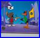 PLANET X Bugs Bunny Daffy Duck with Marvin Martian Cel Signed Chuck Jones Art