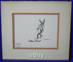 Panic Bugs Bunny 1980 Original Production Cel Signed Chuck Jones