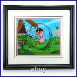 Par None Chuck Jones Cel Daffy Duck-Signed Limited Edition Golf Art