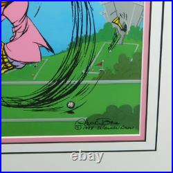 Par None Chuck Jones Cel Daffy Duck-Signed Limited Edition Golf Art