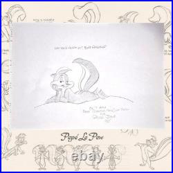 Pepe Le Pepe Original Pencil Sketch or Drawing by Chuck Jones