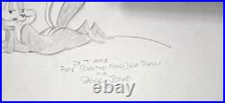 Pepe Le Pepe Original Pencil Sketch or Drawing by Chuck Jones