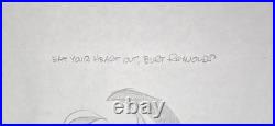Pepe Le Pepe Original Pencil Sketch or Drawing by Chuck Jones