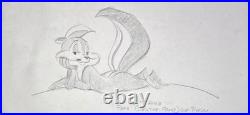 Pepe Le Pepe Original Pencil Sketch or Drawing by Chuck Jones