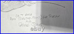 Pepe Le Pepe Original Pencil Sketch or Drawing by Chuck Jones