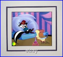 Pepe Le Pew Chuck Jones SIGNED Limited Edition Cel 200 Looney Tunes WB 1998 OH