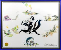 Pepe Le Pew Chuck Jones Signed Cel Limited Edition Looney Tunes Art