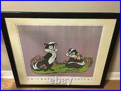 Pepe Le Pew Collectible Chuck Jones Hand Signed Numbered Print 1992 106/1000