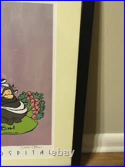 Pepe Le Pew Collectible Chuck Jones Hand Signed Numbered Print 1992 106/1000