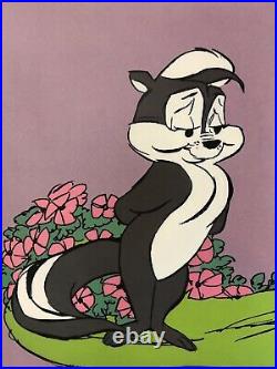 Pepe Le Pew Collectible Chuck Jones Hand Signed Numbered Print 1992 HTF Rare