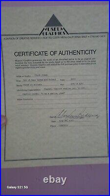 Pepe Le Pew & Penelope Limited Edition Cel Signed by Chuck Jones 12/200