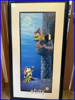 Pepe Le Pew Romeo & Juliet Chuck Jones Signed Ltd Cel COA Looney Tunes Art #496