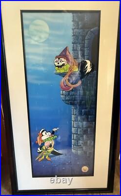 Pepe Le Pew Romeo & Juliet Chuck Jones Signed Ltd Cel COA Looney Tunes Art #496