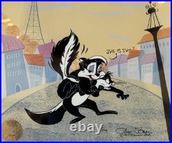 Pepe & Penelope She is Shy Limited Edition Signed Cel By Chuck Jones 5/500
